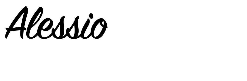 Alessio’s signature